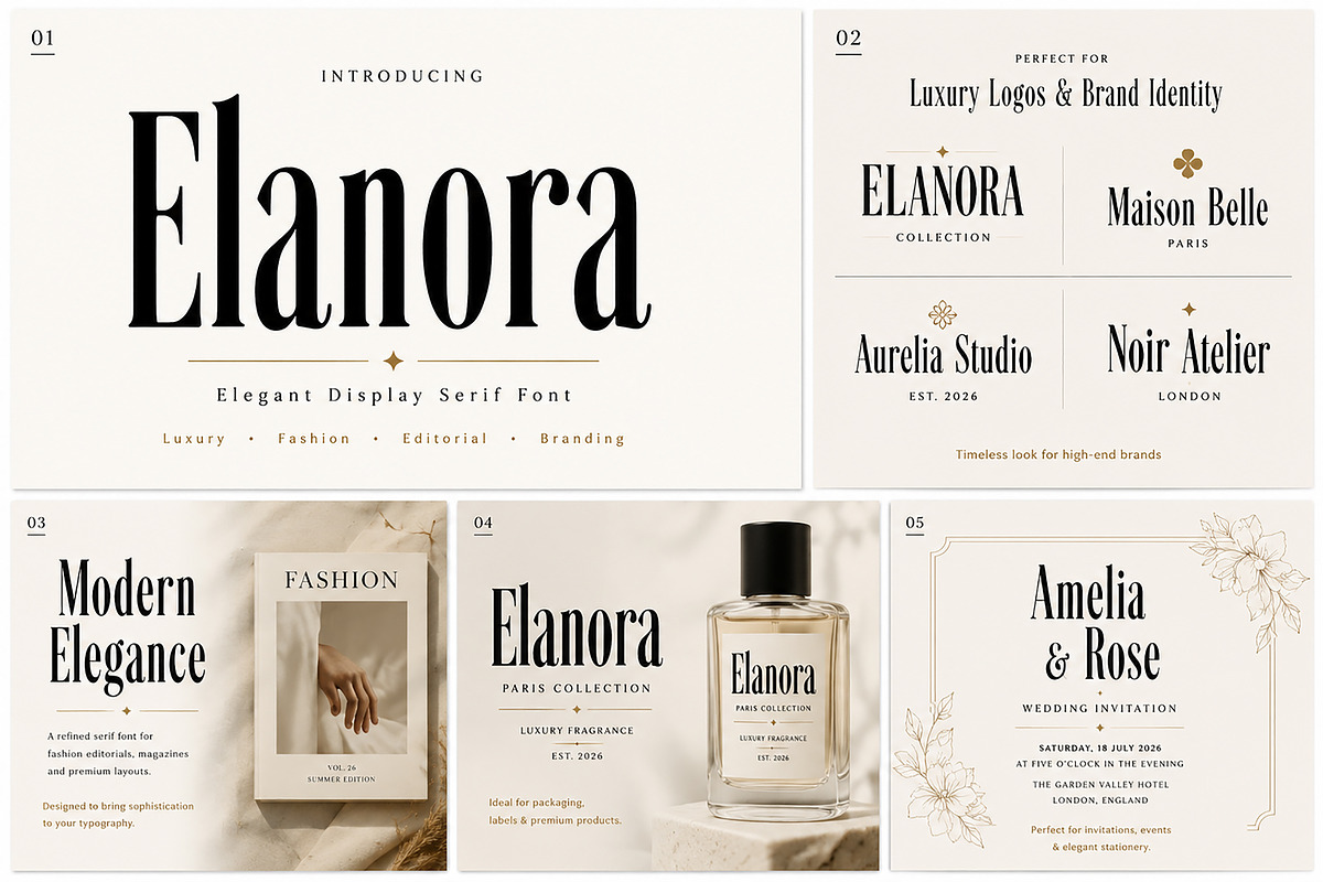 Elanora, a Serif Font by Wow Magic (Photo 3 of 4)