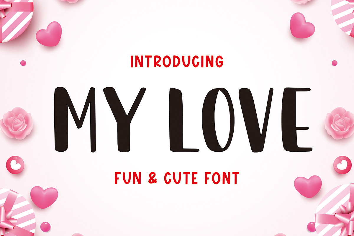 My Love, a Handwritten Font by Mozatype (Photo 1 of 7)