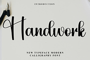 Handwork, a Handwritten Font by InermediaSTUDIO (Thumbnail 1 of 8)