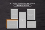 Mockup · Fall Stationery Scene, a Print Template by tomodachi studio (Thumbnail 2 of 4)