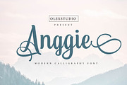 ANGGIE, a Script Font by Olexstudio (Thumbnail 1 of 8)