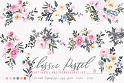 Watercolor Flowers: CLASSIC PASTEL, a Graphic by SmallHouseBigPony (Thumbnail 15 of 18)
