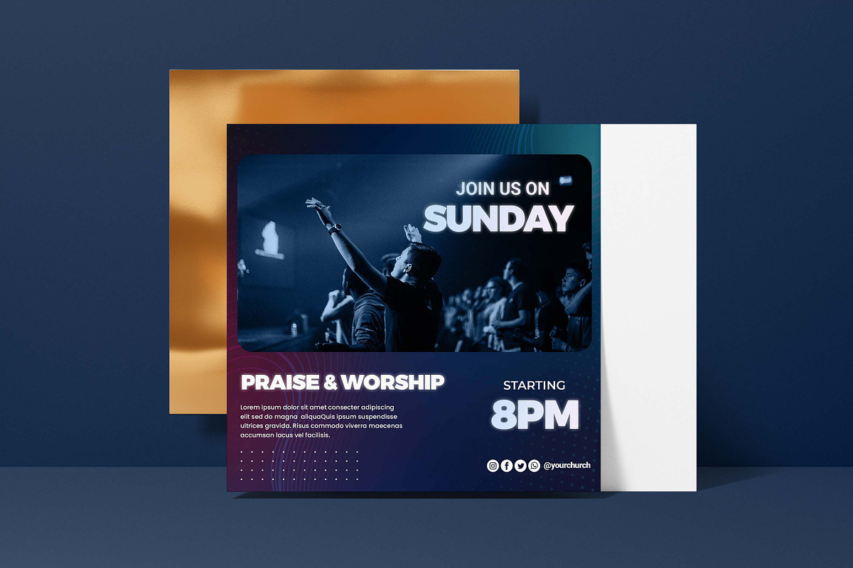 Sunday Service Flyer, a Social Media Template by Believe Creatives (Photo 2 of 2)