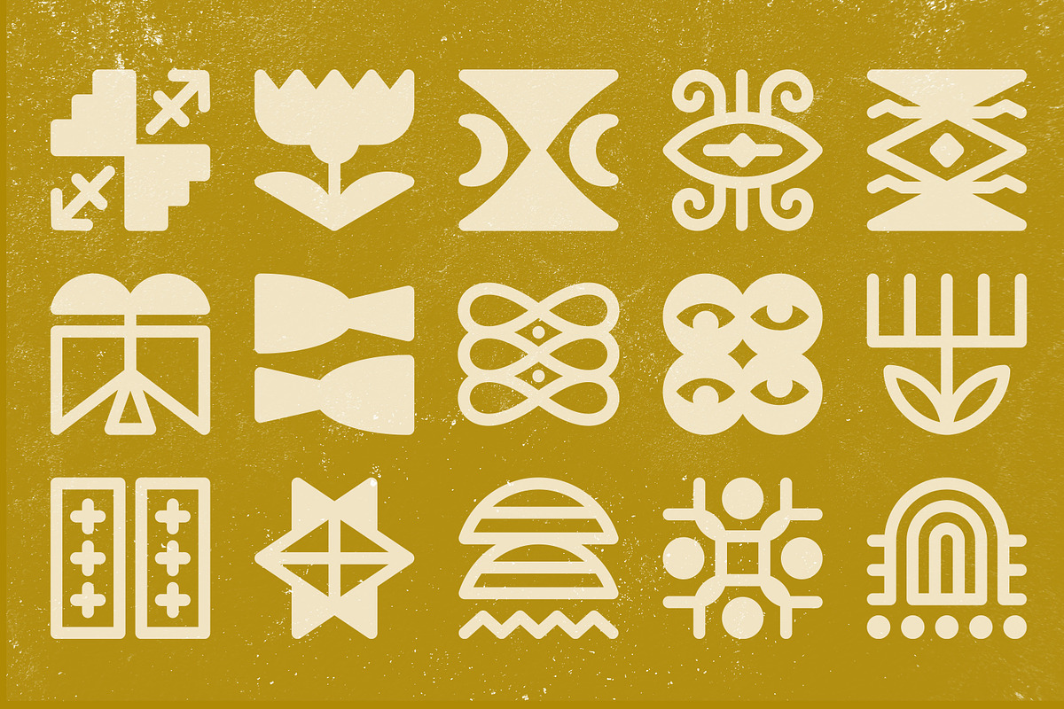 Ethnic Icons Vol 4, an Outline Icon by Tekuni (Photo 4 of 12)
