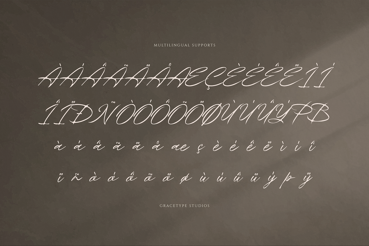 Theyladia | Handwritten Script, a Script Font by gracetype_studio (Photo 11 of 12)
