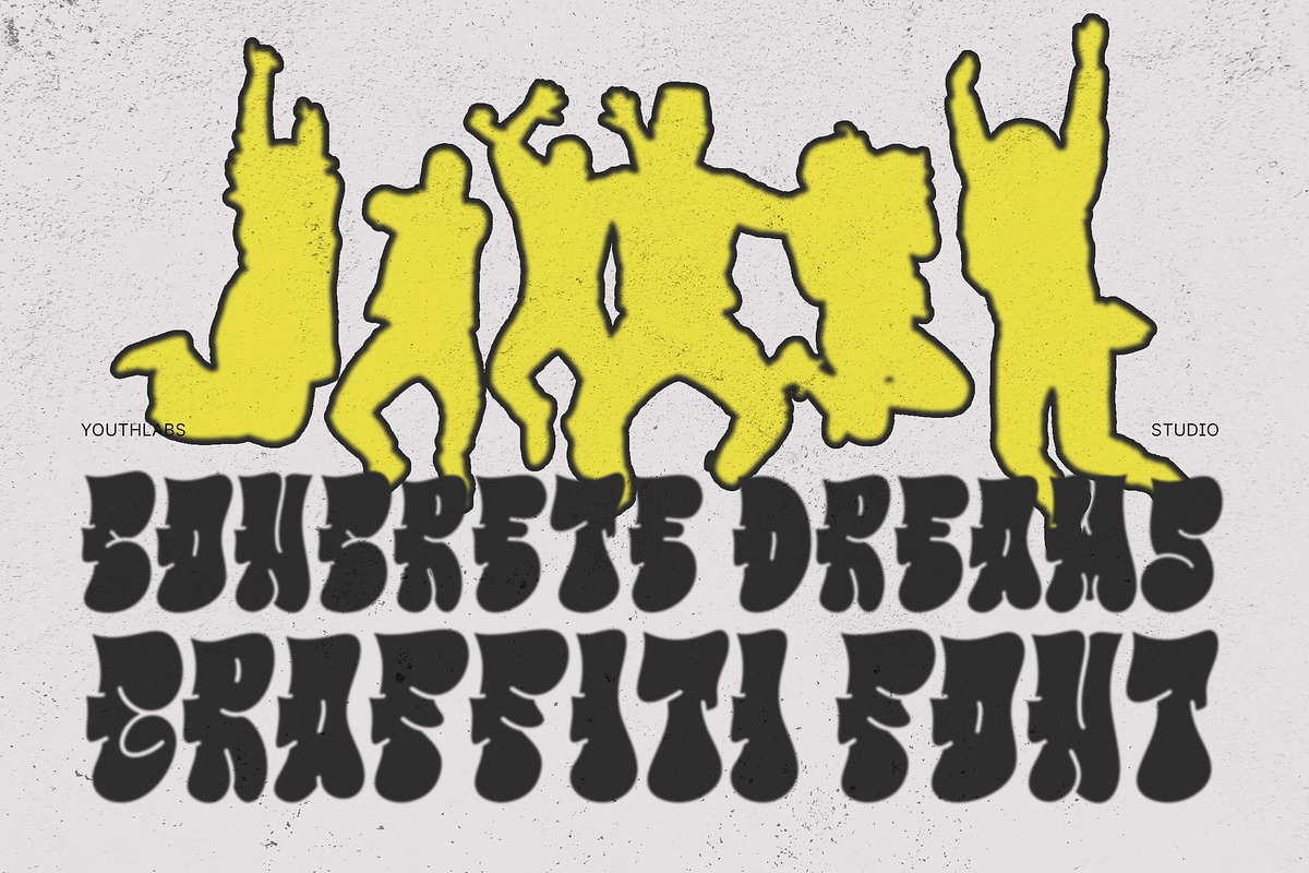 Fiuzz - Bold Bubble Graffiti Font, a Handwritten Font by Youthlabs Studio (Photo 3 of 14)