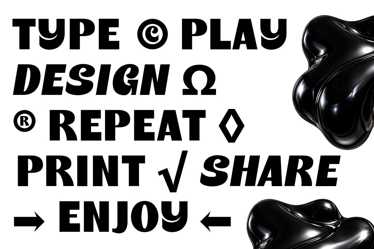 Melatonas - A Bold Display Typeface, a Sans Serif Font by Simetrica Labs (Photo 8 of 16)