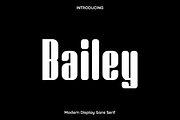Bailey - Elegant Sans Serif, a Sans Serif Font by Luna Shop (Thumbnail 1 of 5)