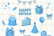 Goose Birthday - Cute PNG Clipart, an Animal Illustration by PaintPixelCo (Thumbnail 4 of 10)