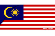 Paper cut flag of Malaysia, a Texture Illustration by Vector Tradition (Thumbnail 1 of 3)