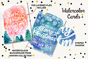6 Christmas greeting cards set, an Animal Illustration by Graphic Box (Thumbnail 3 of 5)