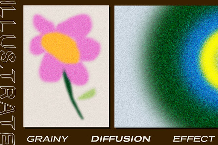 GRAINY DIFFUSION PHOTOSHOP EFFECT