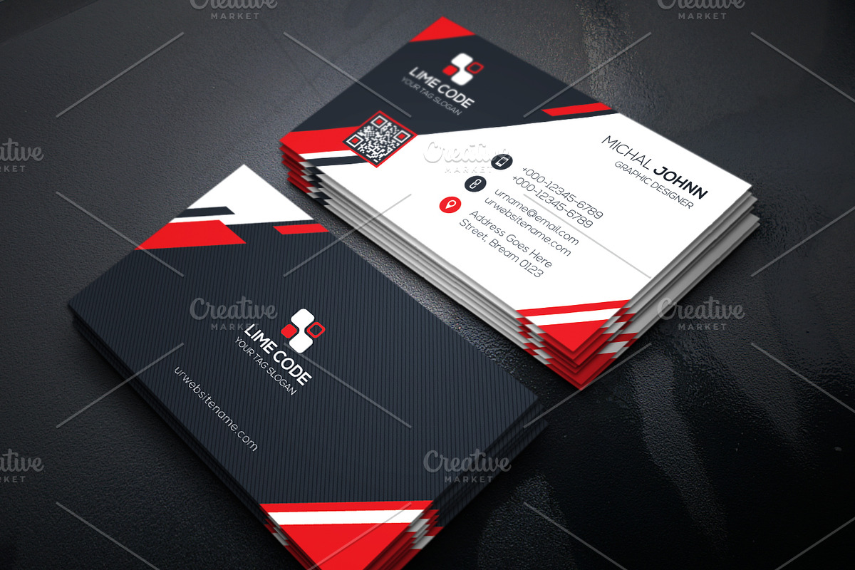 Business Card, a Business Card Template by pixelworkz (Photo 1 of 6)
