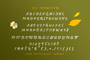 Natural Rough- SVG Handwritten Font