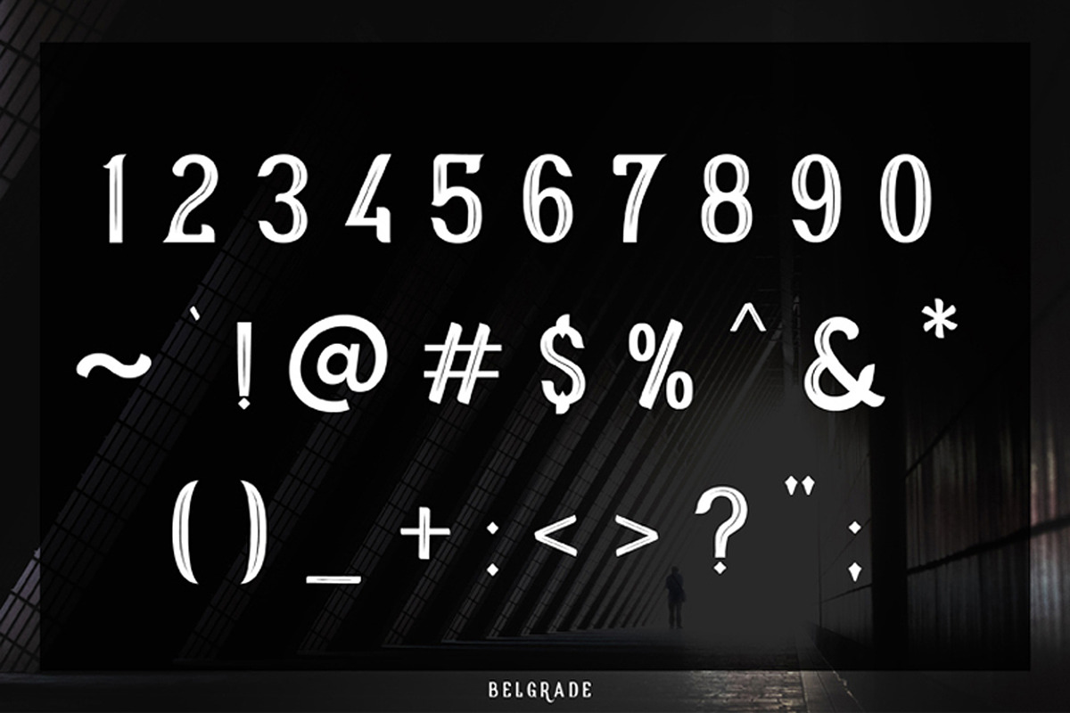 Belgrade, a Sans Serif Font by edcreative (Photo 5 of 7)
