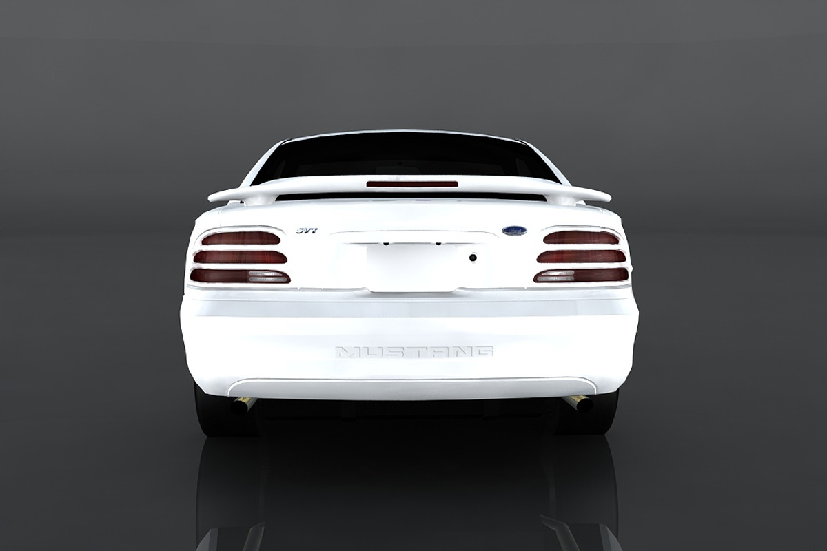 1995 Ford Mustang, a Cars & Vehicle 3D Model by valtriiu (Photo 6 of 12)
