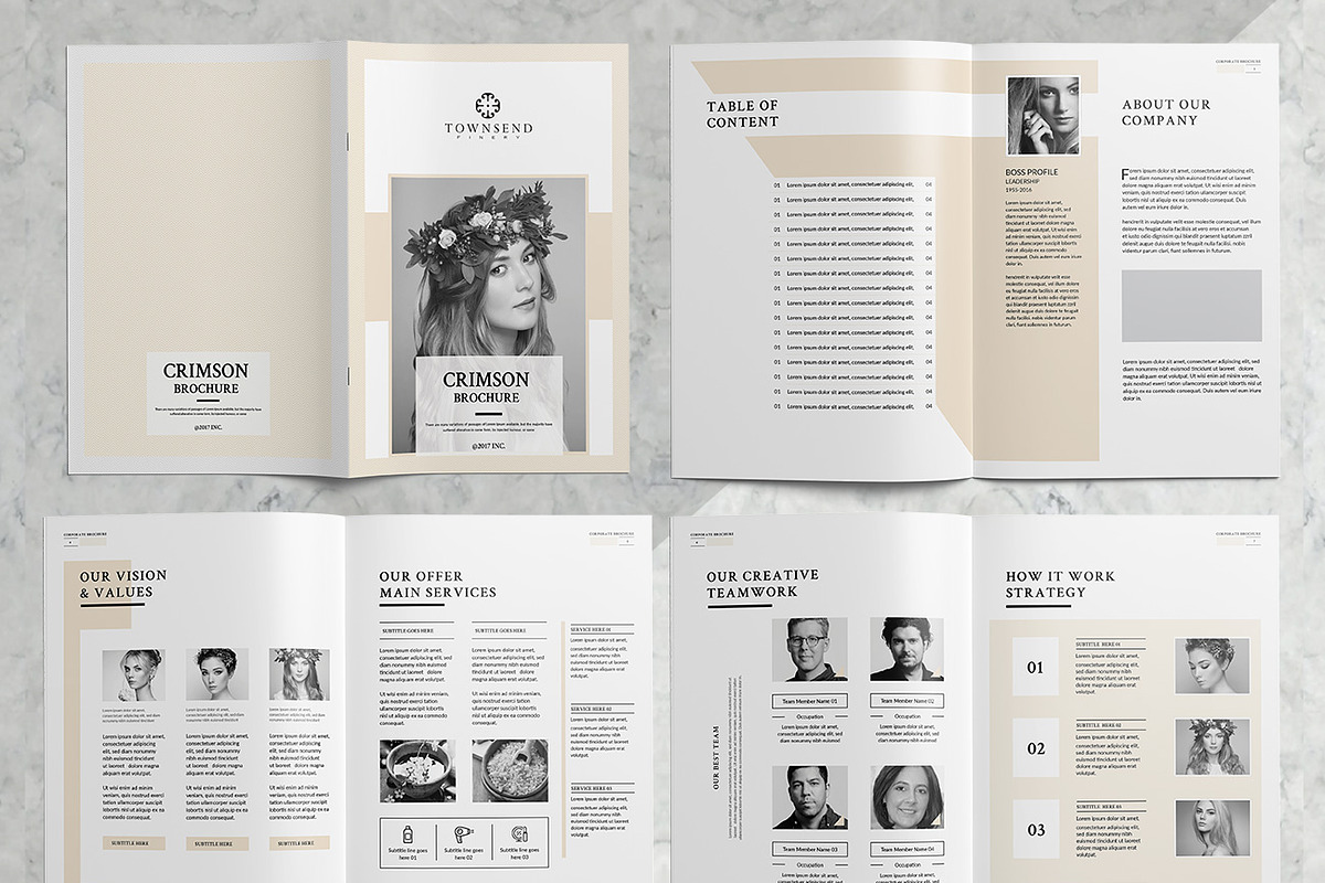 Crimson Brochure-16 page, a Brochure Template by BrochuresFactory (Photo 2 of 3)