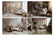 Christmas Digital Backdrops, BUNDLE, a Layer Style Add-On by Wild Honey Design Co. (Thumbnail 5 of 6)