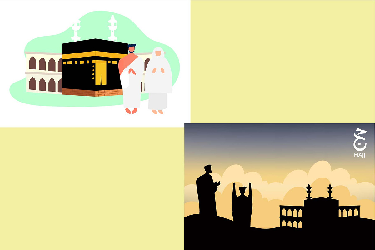 SALE Hajj Pilgrimage Bundle, a Person Illustration by bungamustia (Photo 7 of 8)