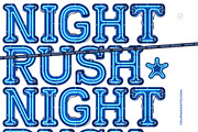 True Neon - Blue Futuristic Font, a Font by AndrewPixelType (Thumbnail 8 of 8)