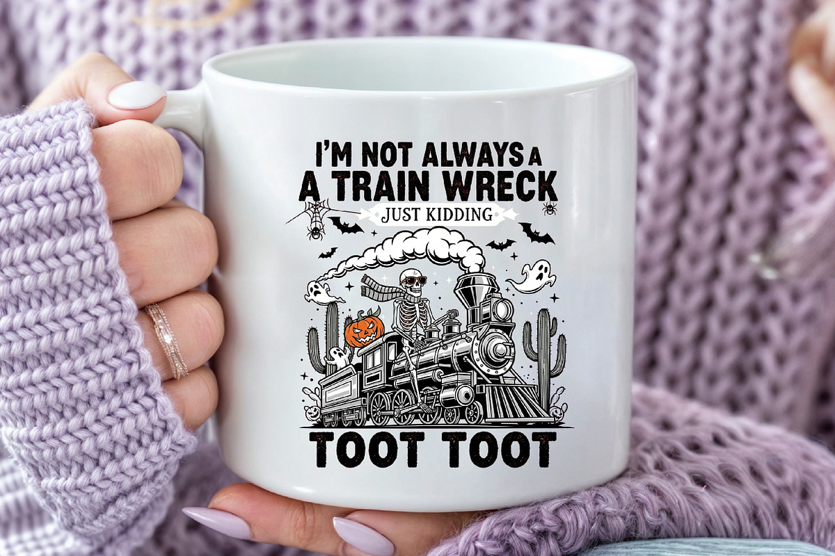 Halloween I'm Not Always A Trainwrec, an Illustration by Rose Art (Photo 5 of 5)