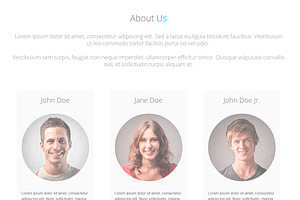 Sleek Glass - One Page HTML 5 CSS3