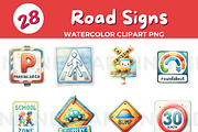 Traffic and Road Safety-Street Signs, an Object Illustration by John_Walker (Thumbnail 3 of 3)