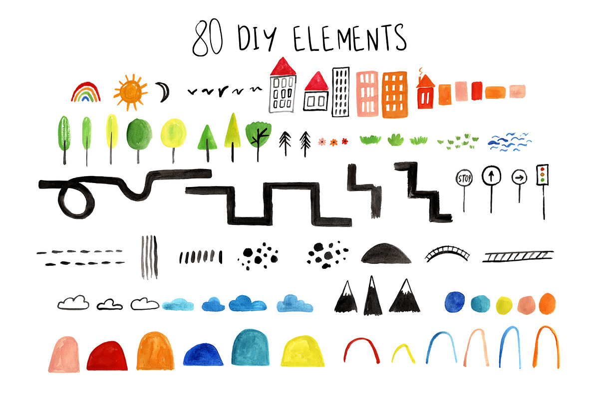Gouache Cars, a Transportation Illustration by Annakniaz (Photo 3 of 10)