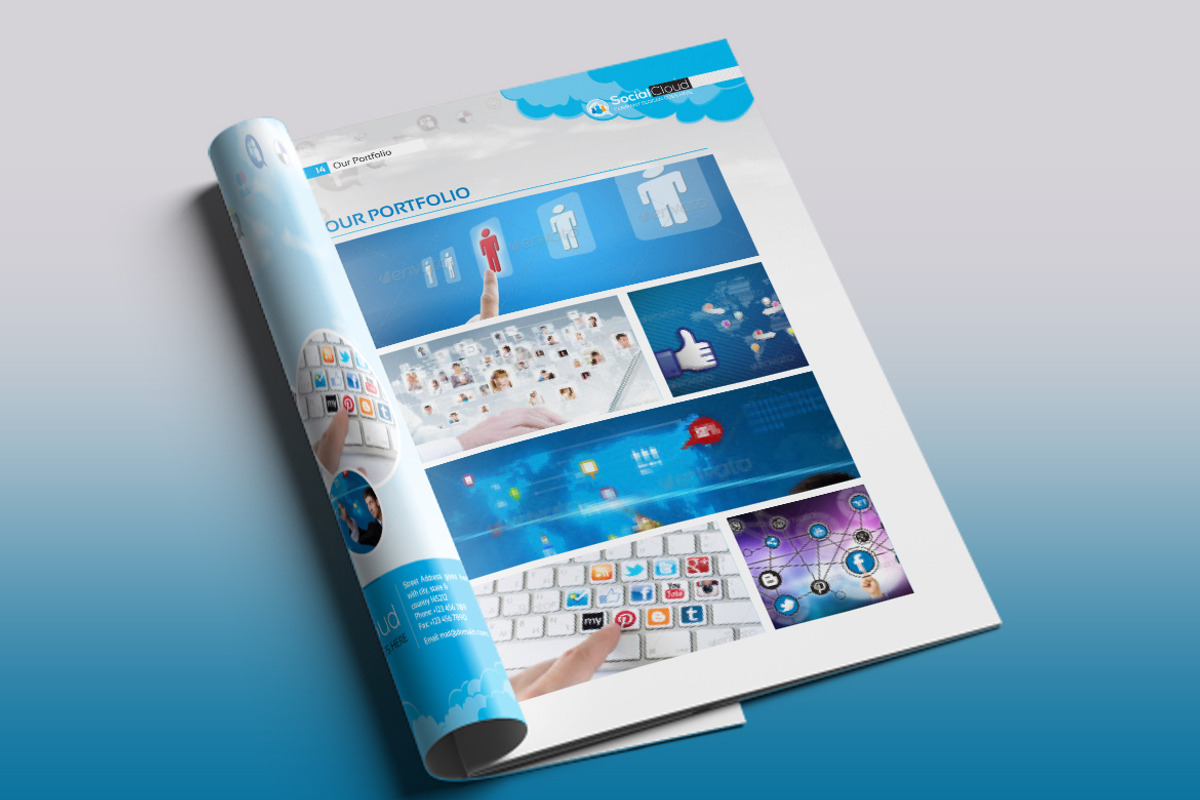 Social Media Project Proposal, a Brochure Template by ContestDesign (Photo 9 of 11)