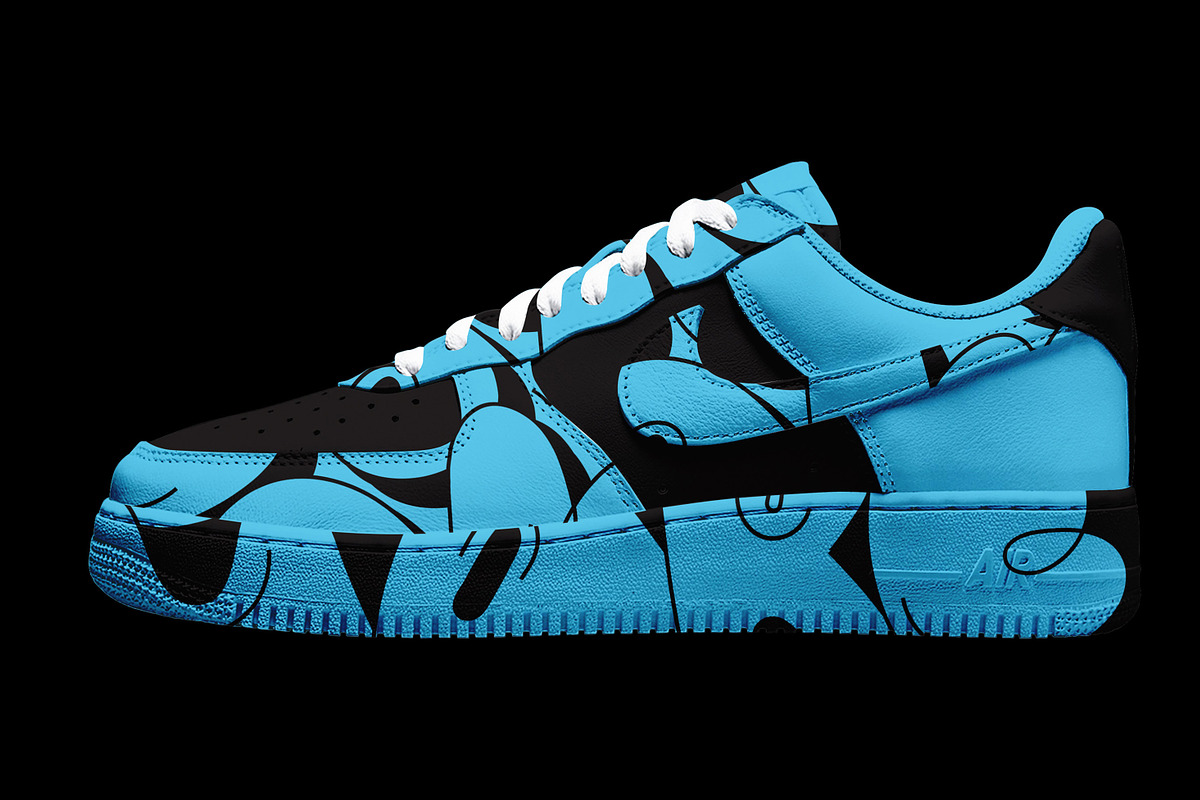 Nike Air Force 1 PSD mockup, a Graphic by mockupdepot (Photo 4 of 5)