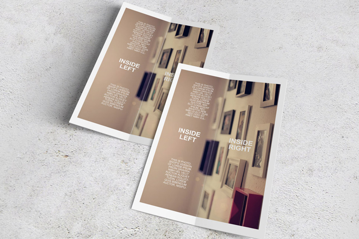 Bifold Brochure Mockups, a Print Template by Kongkow (Photo 6 of 10)