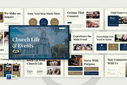 Church Events & Activities, a Presentation Template by Loin Studio (Thumbnail 1 of 4)