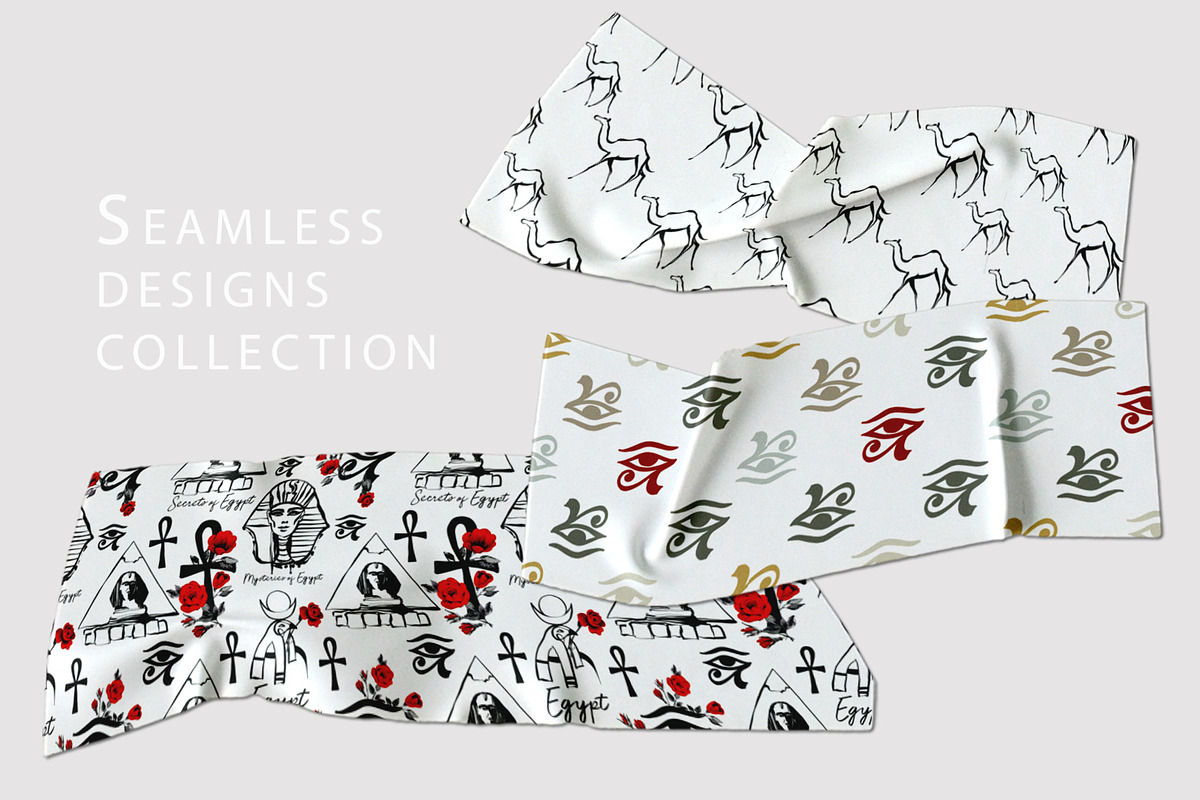 Egypt Spirit. Symbols Set + Patterns, an Object Graphic by Sopelkin (Photo 9 of 10)