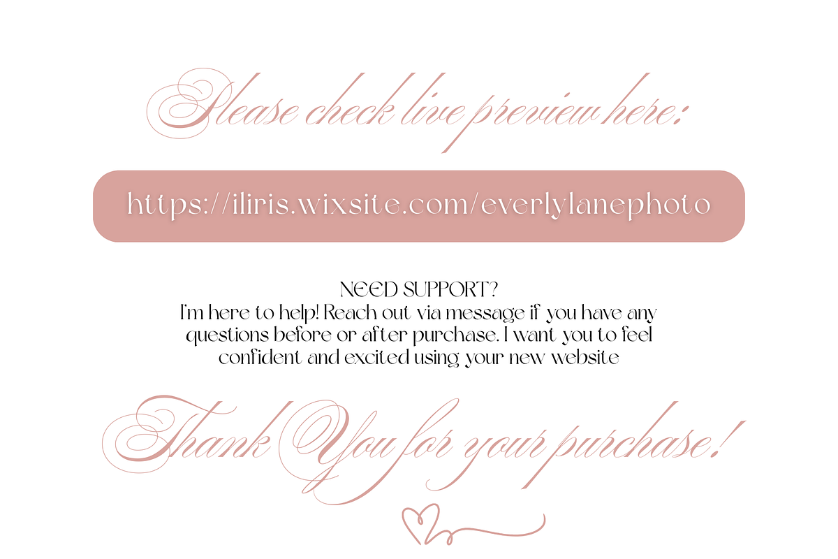 Wix Photographer's Portfolio, a Wix Template by CreativeJourney (Photo 5 of 5)