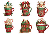 Christmas Vibes Cocoa Clipart, an Illustration by Daily.Designs (Thumbnail 4 of 5)