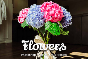 30 Flowers Photoshop Collection, an Action Add-On by 3Motional