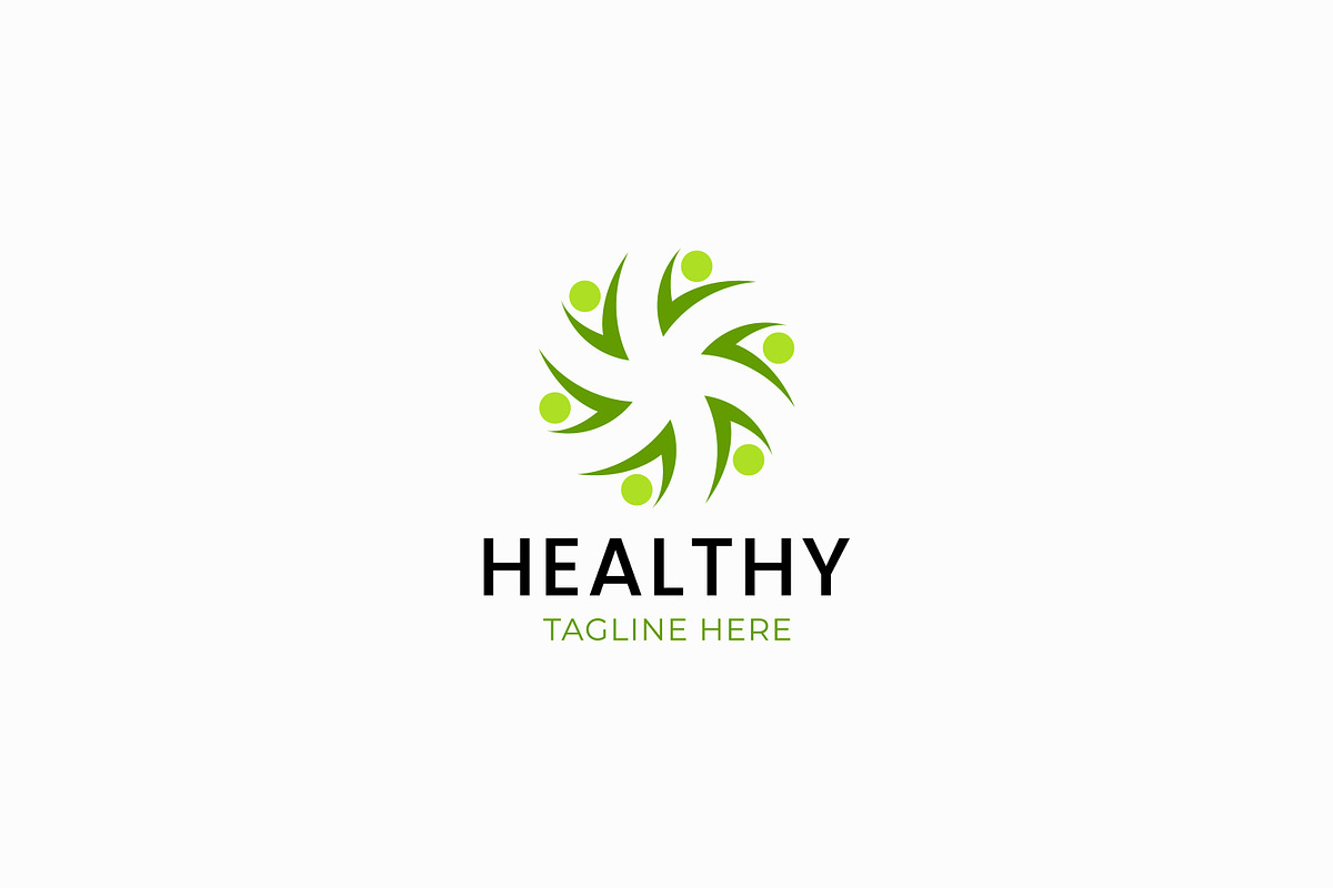Healthy People Body Fit Logo Concept, a Branding & Logo Template by Signatoro (Photo 1 of 3)