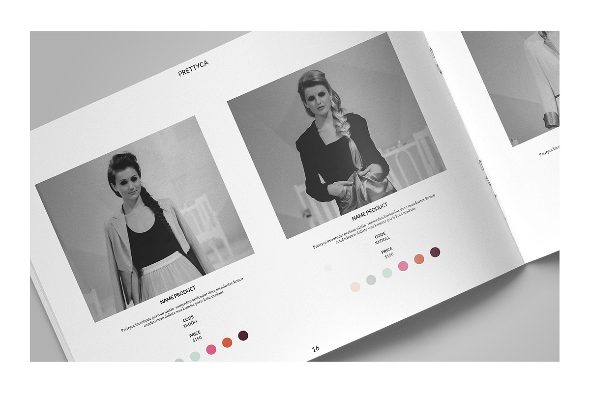 Prettyca Lookbook, a Brochure Template by Firtana (Photo 12 of 14)