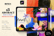 Amalfi: Abstract Floral & Shapes, a Brush Add-On by OkayAnnie Designs (Thumbnail 3 of 15)