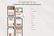 Esthetician Canva Website Template, a Landing Page Template by GlamWebDesigns (Thumbnail 5 of 7)
