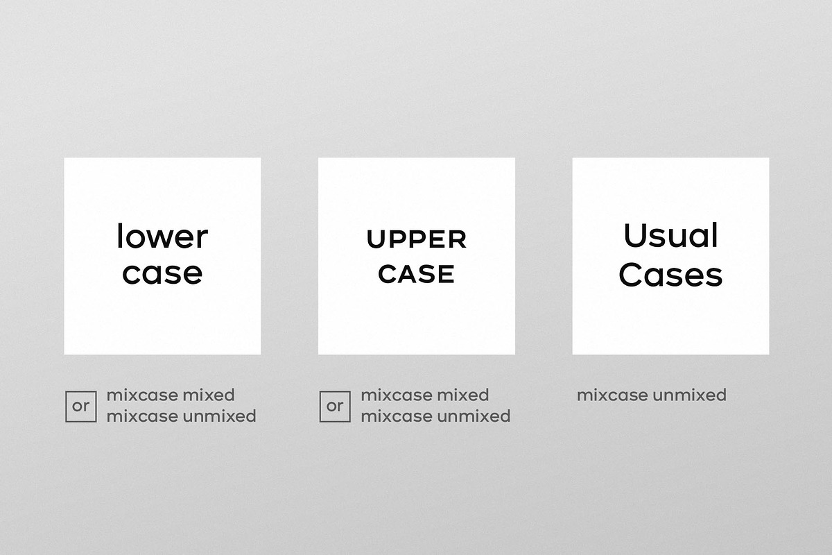 Mixcase - Mixed Case Font, a Sans Serif Font by Arbuz (Photo 5 of 8)