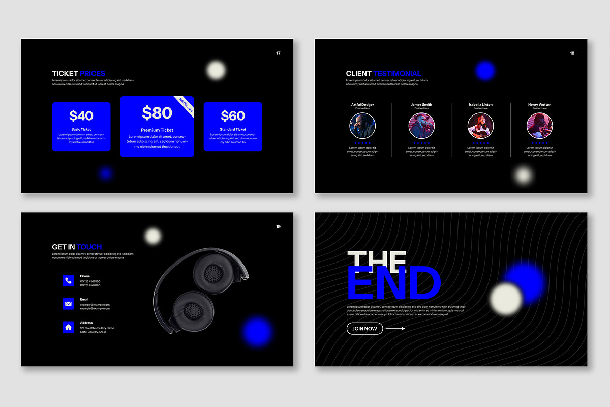 Extreme Music Presentation, a Presentation Template by Mighty-Slide (Photo 6 of 6)