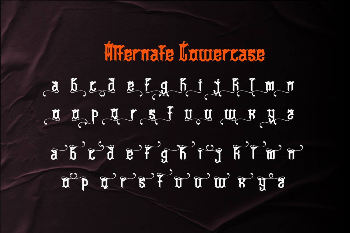 Cestizlav - Decorative Blackletter, a Blackletter Font by Dhabee (Photo 5 of 18)