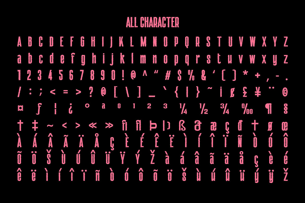 Galfego Rough, a Sans Serif Font by Craft Supply Co. (Photo 8 of 8)