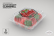 Medium Clamshell Packaging Mockup, a Product Mockup by INCDesign (Thumbnail 7 of 16)