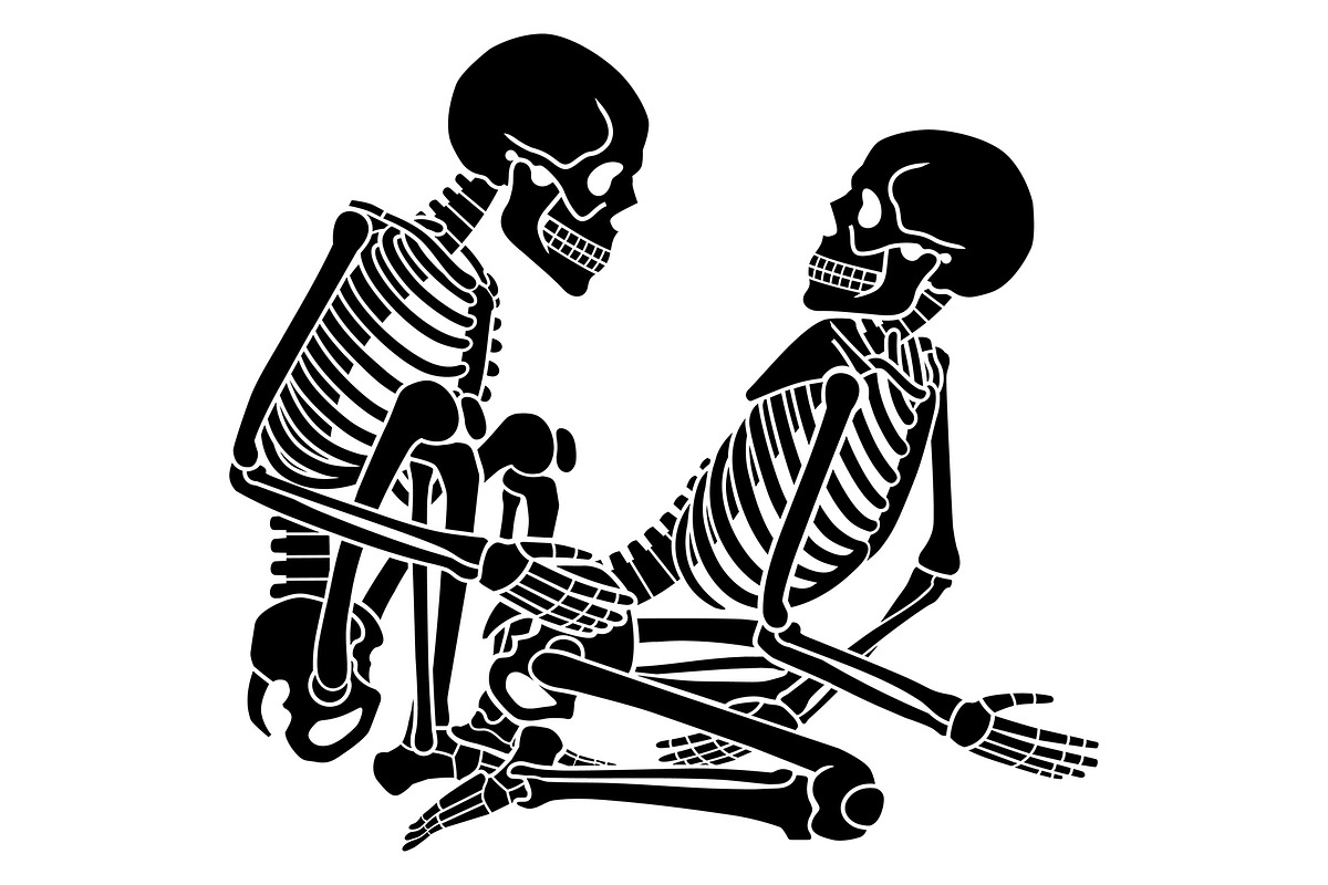 KAMASUTRA with skeletons, an Illustration by Tanya Akhmett (Photo 7 of 14)