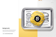Food Safe Paper Mockup Set (burger), a Packaging Mockup by creatsy5 (Thumbnail 8 of 10)