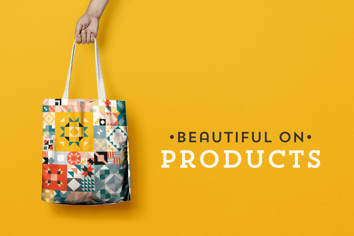 QUILT Geometric Patterns, a Pattern Graphic by Anugraha Design (Photo 4 of 7)