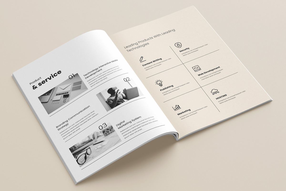 Business Proposal Template, Canva, a Brochure Template by DesVert (Photo 4 of 10)