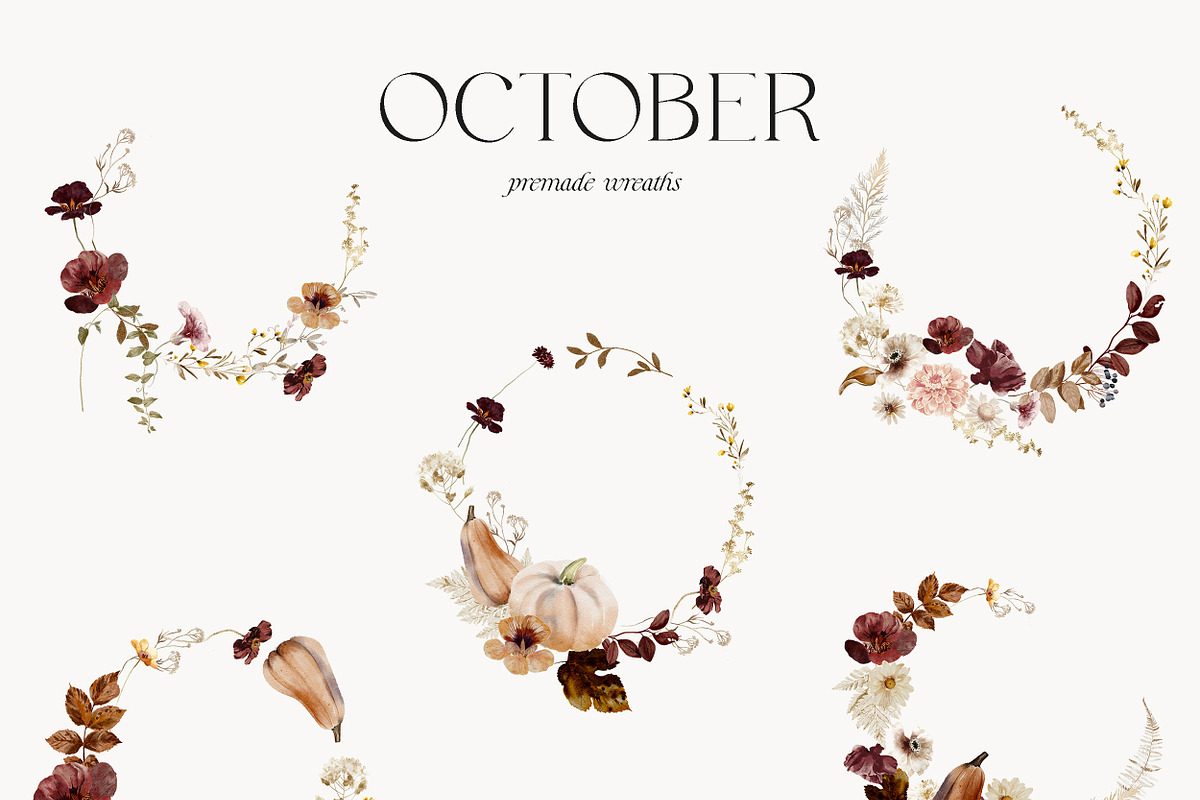 OCTOBER - Watercolor Fall Art, an Illustration by Isabelle Salem (Photo 9 of 11)